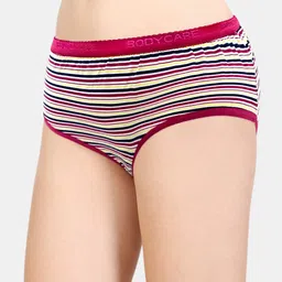 Bodycare Pack Of 3 Assorted Combed Cotton Hipster Briefs 1711 image 4