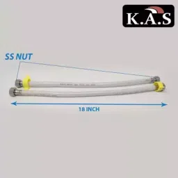 K.A.S PVC Connection Pipe with Insert Brass Clamps, CTSS18 image 3