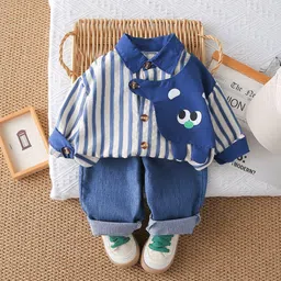 StyleCast x Revolte Boys Striped Long Sleeves Shirt With Trousers-image-61