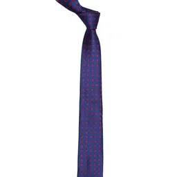 Tossido Blue Woven Design Broad Tie image 4