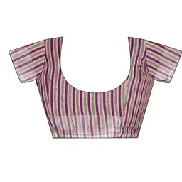 SANISA Woven Design Zari Handloom Saree image 5