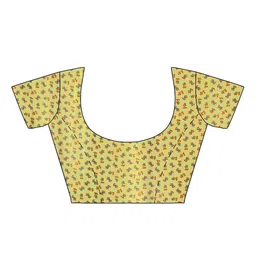 Garden Vareli Abstract Printed Satin Saree image 3