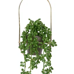 TAYHAA Grey Melange 1 Pieces Succulent Artificial Plant With Pot image 3