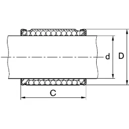 Bosch Rexroth Bearing with 19 mm Outside Diameter, R065821240 image 4