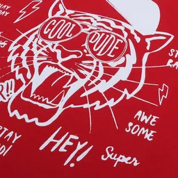 Tiny Toonzzz Boys Pack of 3 Graphic Printed Round Neck Pure Cotton T-shirts image 4