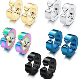 Crazy Fashion Pack Of 5 Contemporary Studs Earrings-image-44