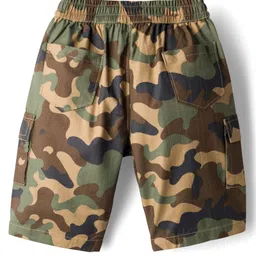 Dapper Dudes Camouflage Printed Shorts - Olive image 2