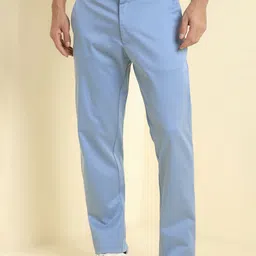 Allen Solly Men Cotton Mid-Rise Regular Fit Trousers-image-96