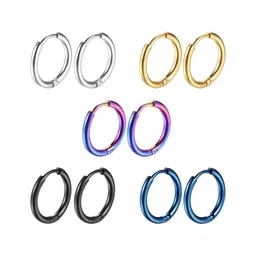 Crazy Fashion Pack Of 5 Contemporary Hoop Earrings-picture-19