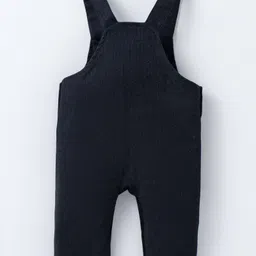 ToffyHouse Interlock Knit Full Sleeves Car Printed T-Shirt & Dungaree with Embroidery - Red image 5