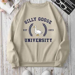 KASHIAN Women Typography Printed Sweatshirt-picture-1