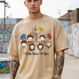 SMARTEES Graphic Printed Drop-Shoulder Sleeves Oversized Cotton T-shirt-picture-10