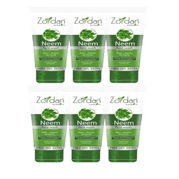 ZORDAN Set Of 6 Herbals Neem Face Wash - 60 ml Each image 1