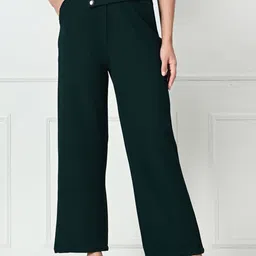 Brainbees Women Relaxed Regular Fit Mid-Rise Flat-Front Trouser-image-72