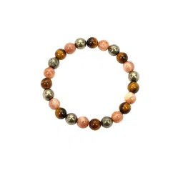 RDK Unisex Leather Crystals Handcrafted Bracelet-picture-34