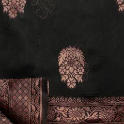 VADHAI Ethnic Motifs Zari Handloom Kanjeevaram Saree image 4