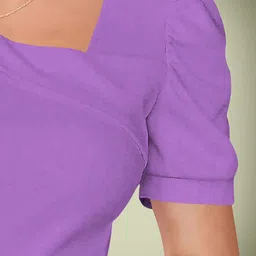 dream beauty fashion Dream Beauty Women Fashion Puff Sleeve Top image 5