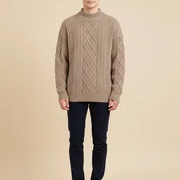 Mast & Harbour Men Cable Knit Pullover-picture-20