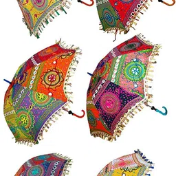 chhaato Embroidery Work Umbrella, Useful for Party Decoration, Home Decor, Pre Wedding Umbrella-picture-27