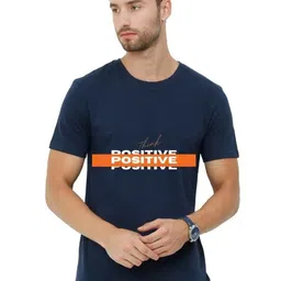 ECOLINE Clothing Men Bio Finish Typography Printed Round Neck Cotton T-shirt-picture-36