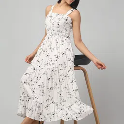 clobug Floral Print Maxi Dress-image-12