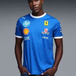 PUMA Motorsport Men Brand Logo Scuderia Ferrari Formula 1 Printed T-shirt-picture-18