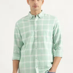 United Colors of Benetton Men Opaque Checked Casual Shirt-picture-22