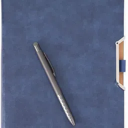 scribelle A5 Size Notebook With Silver Fitting,80 GSM High Paper, Bookmarker Ribbon A5 Notebook Daily Planner 208 Pages-picture-40