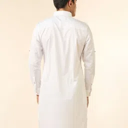 Diwas by Manyavar Men Shirt Collar Cuffed Sleeves Pathani Kurta image 3