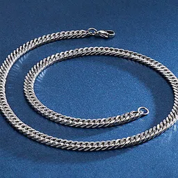 Thrillz Men Silver-Plated Stainless Steel Chain-picture-33