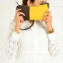 Needles Play Colourblocked Leather Structured Shoulder Bag image 2