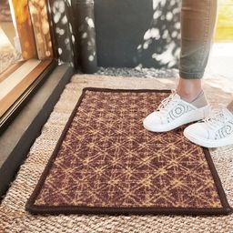 BIANCA Brown & Beige Printed Anti-SkidDoormats-picture-36