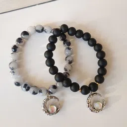 Octagon hub Unisex 2 Charm Bracelet image 2