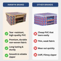 INNWYN White Set of 6 Crack Resistant Multi-Utility Organisers image 4