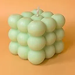 PUFFSMART Green 1 pieces Pillar Candle image 4