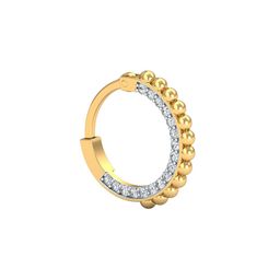 KUBERBOX 14KT Gold Nosepin Diamond-0.6Gms-picture-27