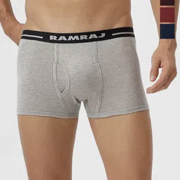 Ramraj Pack Of 4 Cotton Short Trunks VINTRK_GMCYGWBL-4P-picture-36