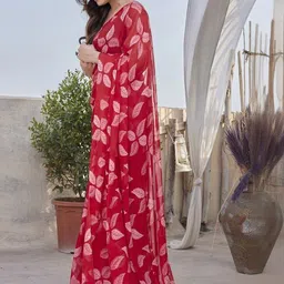 PAYAL CREATION Floral ArtSilk Bandhani Saree-image-55