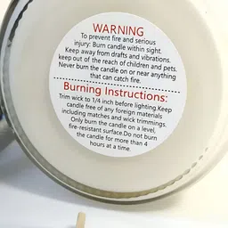 Aromatic Fables White Scented  Jar Candle & Elegant Glass Matchbox image 5