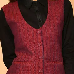 expressions by uv Women Crop Tailored Jacket with Embroidered image 4