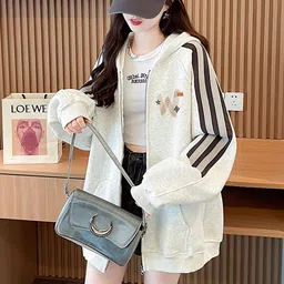 JC Mode Women Colourblocked Knitted Jacket image 2