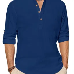 SQS Men Cotton Straight Kurtas-picture-22