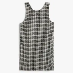 Koton Girls Checked Pinafore Dress image 2