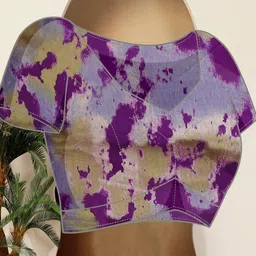 MAGNEITTA Floral Pure Chiffon Saree image 4