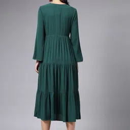 aayu Layered A-Line Midi Dress image 5