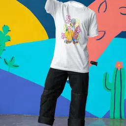 Black Collection Men Graphic Printed Round Neck Cotton T-shirt image 3