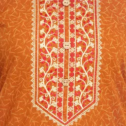 Lady Venom Abstract Printed Embroidered Maxi Nightdress image 3