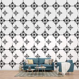 Stencils for wall painting (Size:- 16 X 24 Inch) Theme:-" Shimmering " Pattern Style-40264 Modern Wall Arts Stencil-image-81
