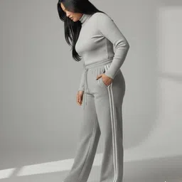 diaz Solid Women Track Suit image 3