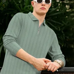 HAPPY KHAJANA Men Polo Collar T-shirt image 2